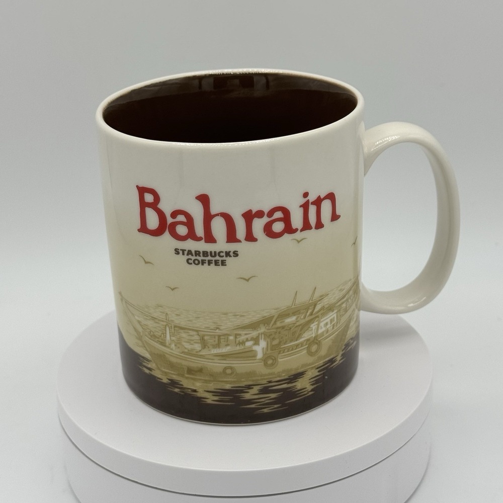 Starbucks Bahrain City Mug 16oz Coffee Cup Arabic Middle East Travel Collectible